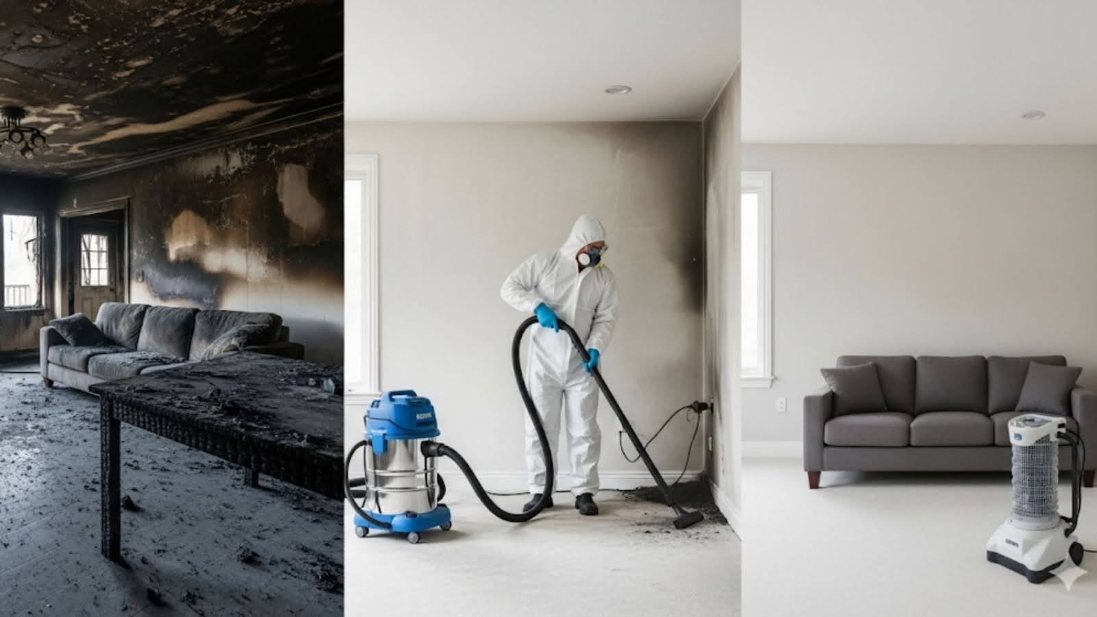 Step by Step Guide to Smoke & Fire Damage Restoration